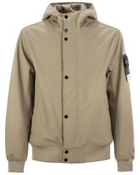 Stone Island - Hooded Jacket, Water And Wind Resistant - Lyst