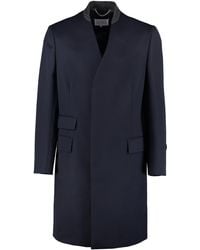Maison Margiela - Single-breasted Wool Coat - Lyst
