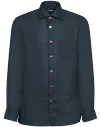 Kiton - Button-Down Linen Shirt - Lyst