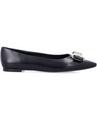 Ferragamo - New Vara Plate Ballet Flat - Lyst