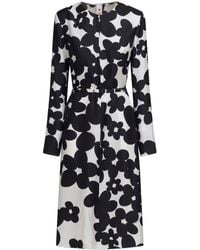 Marni - Dilles Print Silk Dress - Lyst