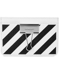Off-White c/o Virgil Abloh - Mini Pocket Card Case With Logo - Lyst
