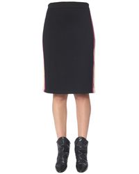 Isabel Marant - Mini Skirt With Elasticated Waistband - Lyst