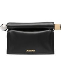 Jacquemus - La Petite Pochette Rond Leather Clutch Bag - Lyst