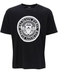 Balmain - T-Shirt With Logo - Lyst