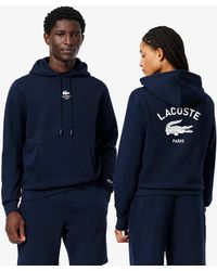 Lacoste - Print Hoodie - Lyst