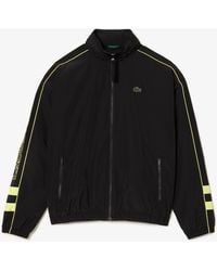 Lacoste - Contrast Details Water-Resistant Zip-Up Jacket - Lyst
