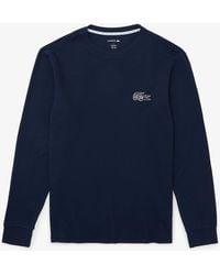 Lacoste - Waffled Cotton Undershirt - Lyst