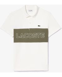 Lacoste - Regular Fit Stretch Mini Piqué Polo - Lyst