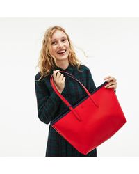 lacoste reversible tote bag