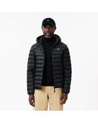 Lacoste - Water-Repellent Quilted Puffer Jacket - Lyst