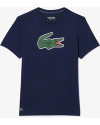 Lacoste - Ultra Dry Xxl Logo Sport T-Shirt - Lyst