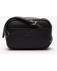 Lacoste - City Court Grain Leather Shoulder Bag - Lyst