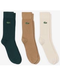 Lacoste - 3-Pack Socks - Lyst