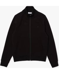 Lacoste - High-Neck Zip-Up Sweatshirt - Lyst