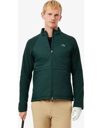 Lacoste - High-Neck Quilted Golf Jacket - Lyst