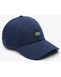 Lacoste - Cotton Twill Cap - Lyst
