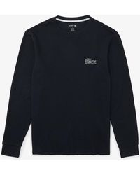 Lacoste - Waffled Cotton Undershirt - Lyst