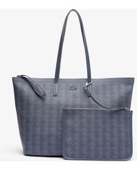 Lacoste - Zely Grained Tote & Pouch - Lyst