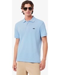 Lacoste - Classic Fit Landscape Crocodile Piqué Polo - Lyst