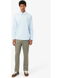Lacoste - Slim Fit Cotton Chino Pants - Lyst