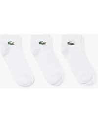 Lacoste - 3-Pack Low Socks - Lyst