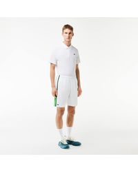 Lacoste - Lightweight Colorblock Stripe Tennis Shorts - Lyst