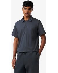 Lacoste - Paris Classic Fit Open Neck Embroidered Polo - Lyst