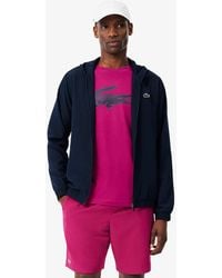 Lacoste - Water-Repellent Sport Track Jacket - Lyst