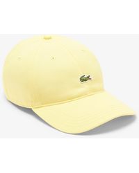 Lacoste - Cotton Twill Cap - Lyst