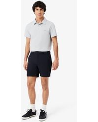 Lacoste - Regular Fit Stretch Cotton Chino Bermuda Shorts - Lyst
