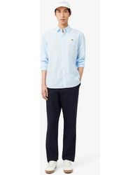 Lacoste - Regular Fit Cotton Twill Chino Pants - Lyst