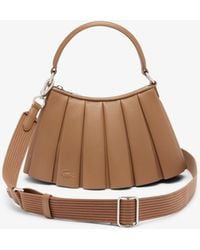Lacoste - Small Lenglen Leather Bag - Lyst