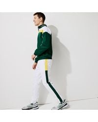 ensemble de survêtement tennis lacoste sport à col montant