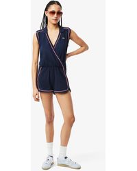 Lacoste - Sleeveless Polo Romper - Lyst