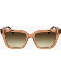 Lacoste - Monogram Rectangle Glasses - Lyst