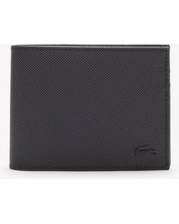 men's classic petit piqué six card wallet