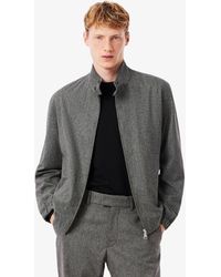 Lacoste - Wool Harrington Jacket - Lyst