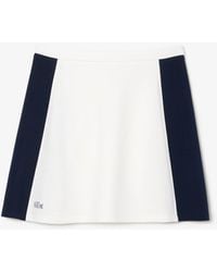 Lacoste - Pique Mini Skirt - Lyst