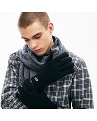 mens lacoste gloves