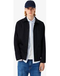 Lacoste - Corduroy Overshirt Jacket - Lyst