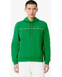 Lacoste - Classic Fit Logo Stripe Sweatshirt - Lyst