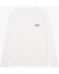 Lacoste - Waffled Cotton Undershirt - Lyst