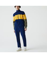 lacoste fleece tracksuit