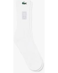 Lacoste - Ribbed Sport Socks - Lyst