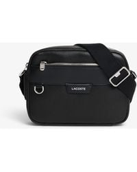 Lacoste - Ossian Leather Reporter Bag - Lyst