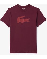 Lacoste - Ultra Dry Xxl Logo Sport T-Shirt - Lyst