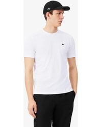 Lacoste - Embroidered Logo T Shirt - Lyst