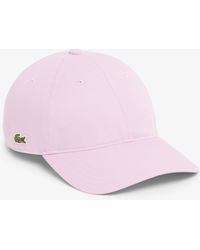 Lacoste - Cotton Twill Cap - Lyst