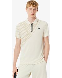 Lacoste - Ultra Dry Printed Slim Fit Tennis Polo - Lyst